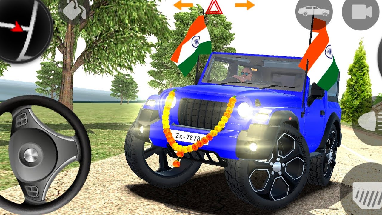 Doller Song Modified Mahindra Thar😈Games:Indian Green Thar ( Gadi Wala Games) Car Game Android #2025