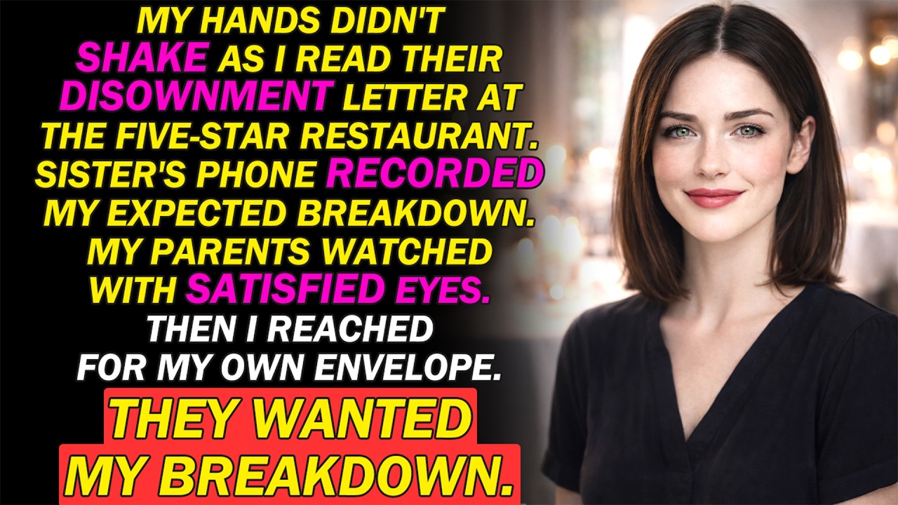 My Parents Handed Me Disownment Papers At Dinner &mdash; My Envelope Made Them Beg