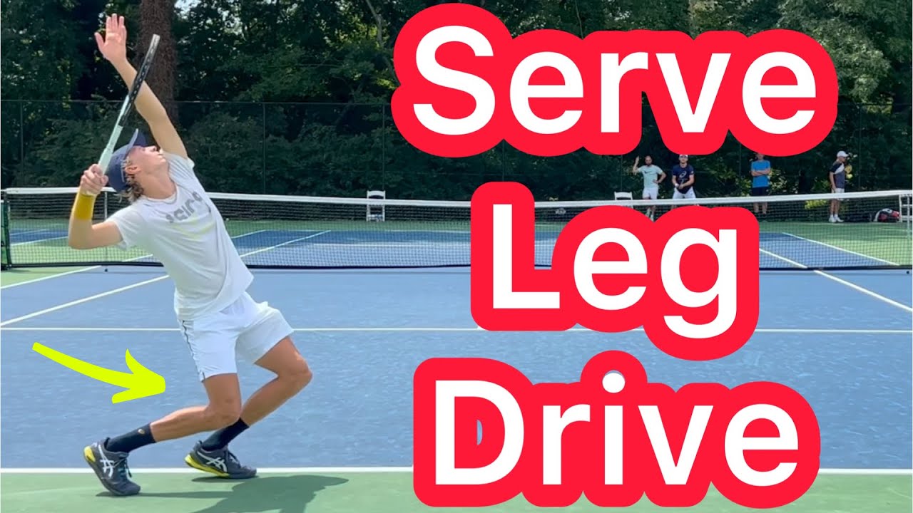 How To Serve Faster Using Perfect Leg Drive (Tennis Serve Explained)