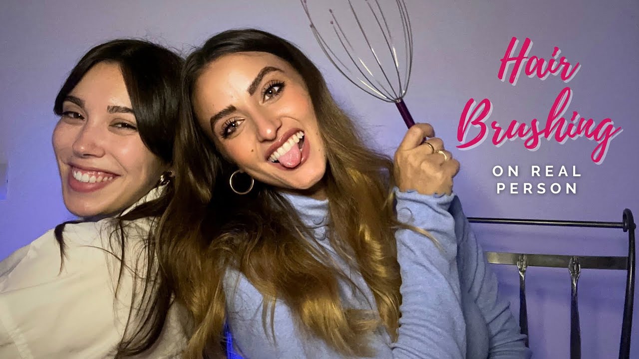 💆🏽‍♀️ ASMR | HAIR BRUSHING & HEAD MASSAGE on REAL person | MartinaB 💖