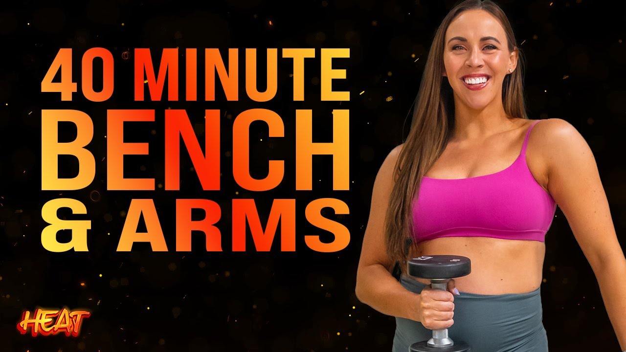 40 Minute Bench Arms Workout!