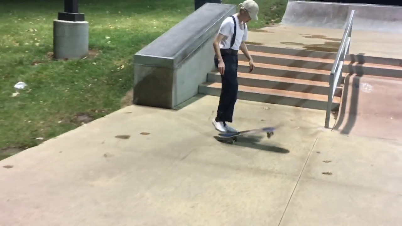 my battle for my first 5 stair kickflip