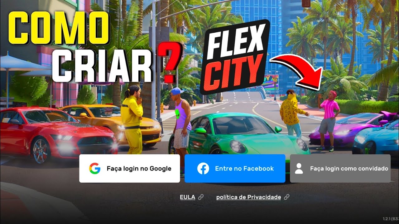 🤩PASSO A PASSO DE COMO CRIAR UMA CONTA NO FLEX CITY COM SURPRESA NO FINAL🤩!