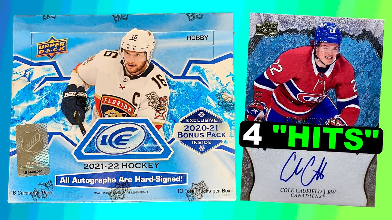 LOaDEd bOX! - 2021-22 Upper Deck Ice Hockey Hobby Box Break - 2020-21 Ice Bonus Pack