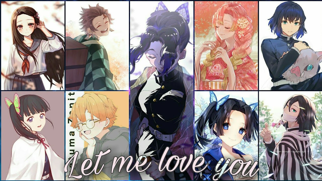 Demon Slayer Characters Singing Let Me Love You 😍 #demonslayer #kimetsunoyaiba