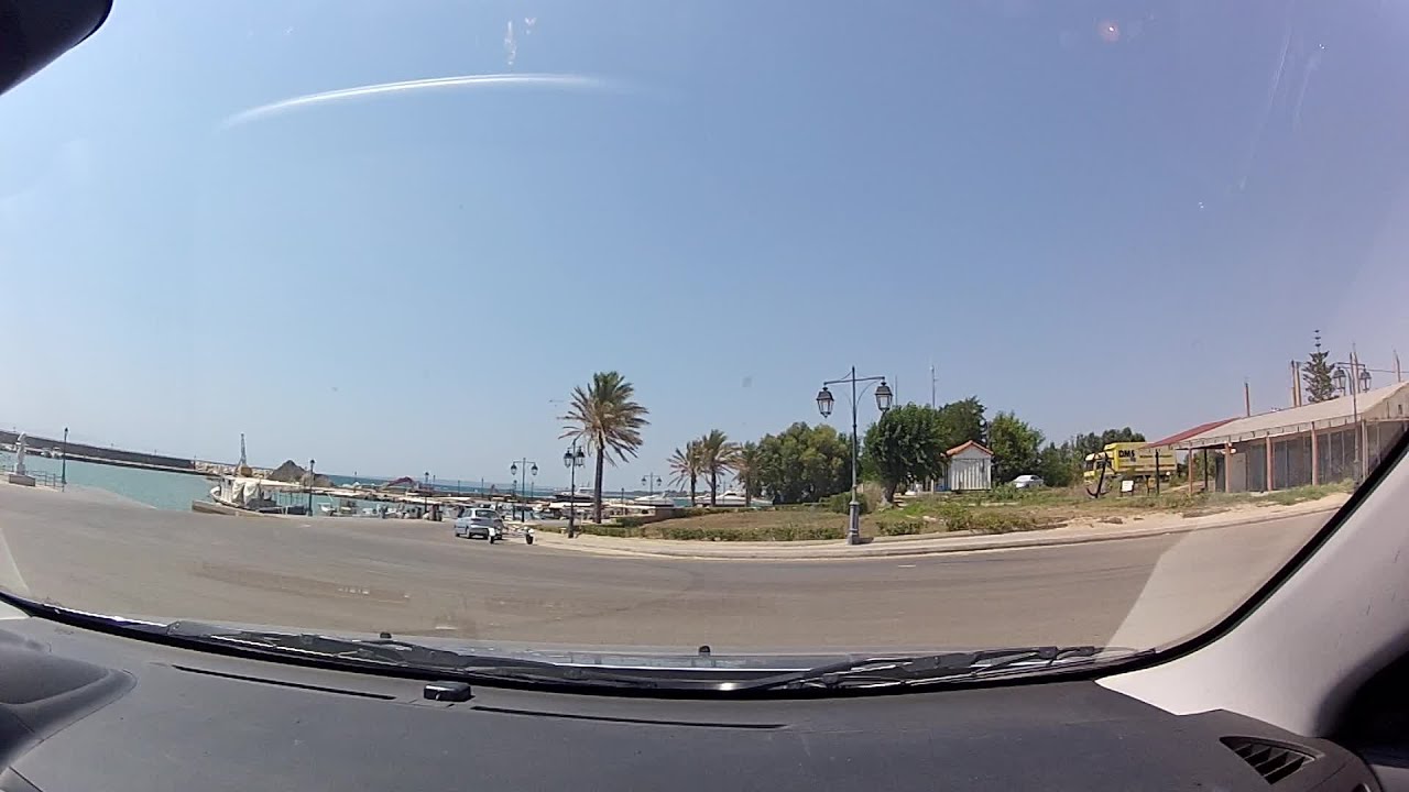 Katakolo port to Palouki beach (highway driving, Greece) - onboard