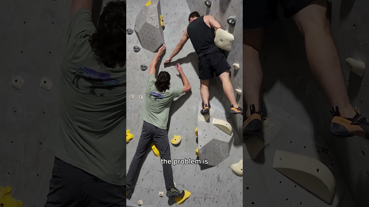 My BUDDY actually agreed to climb with me!!! #bouldering #climbing #rockclimbing #fitness