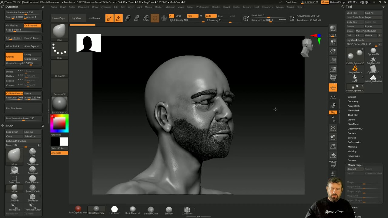 ZBrush 2021 - New Features AO Preview