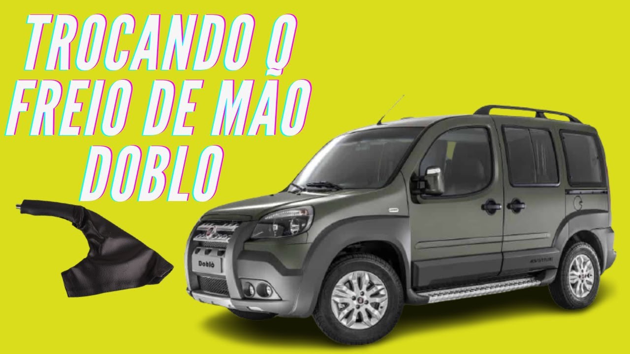 Como trocar a alavanca do freio de mão e regular - Fiat Doblo