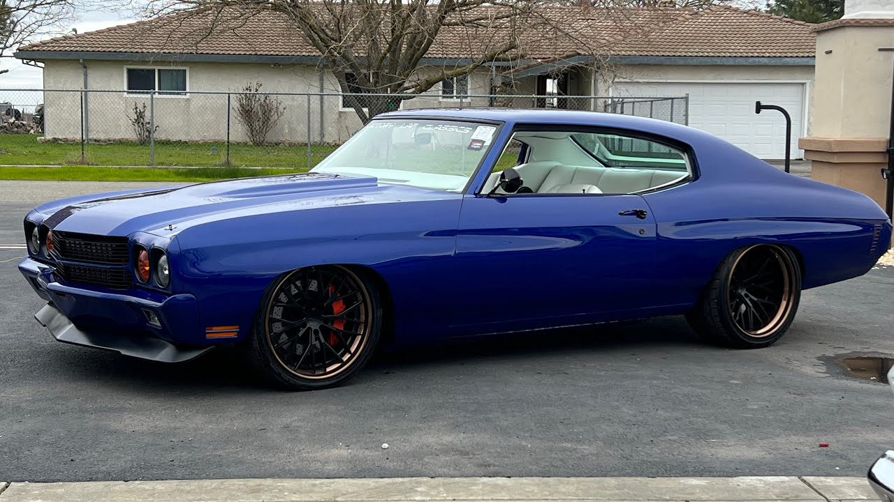 FOR SALE CALL 9168567931 or Victorylapclassics.net   1970 TwinTurbo LSX Chevelle Restomod 