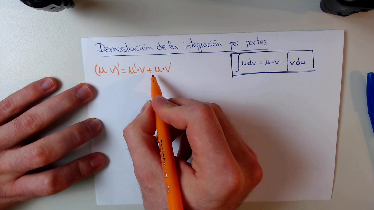 Demostración de la formula de la integral por partes