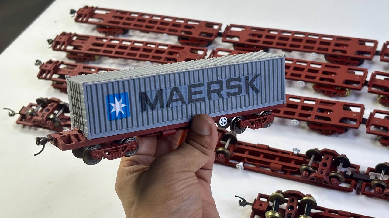 I Make Indian Railways FLAT Wagons Set in 1:87 Scale