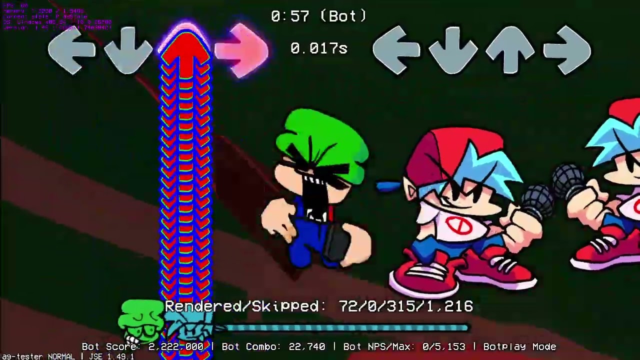 Khelil's Lag Tester but recharted!