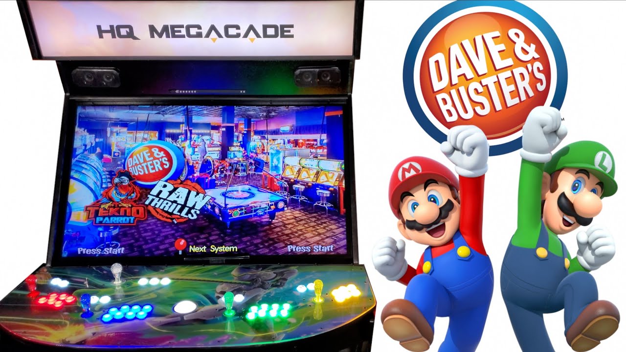 Dave & Busters + New Games on HQ Megacade - Extreme Home Arcades