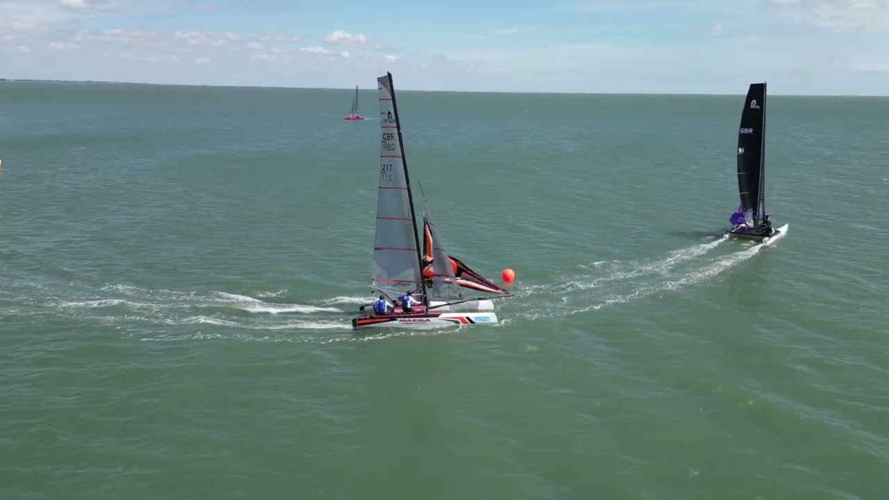 Shots from day two of the Nacra 15 Nationals and Nacra 20 open 2026 at Isle of Sheppey Sailing Club