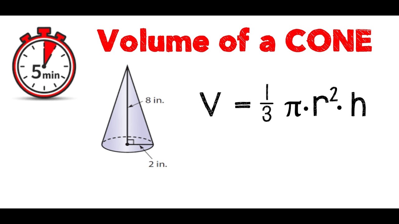 Volume of a Cone
