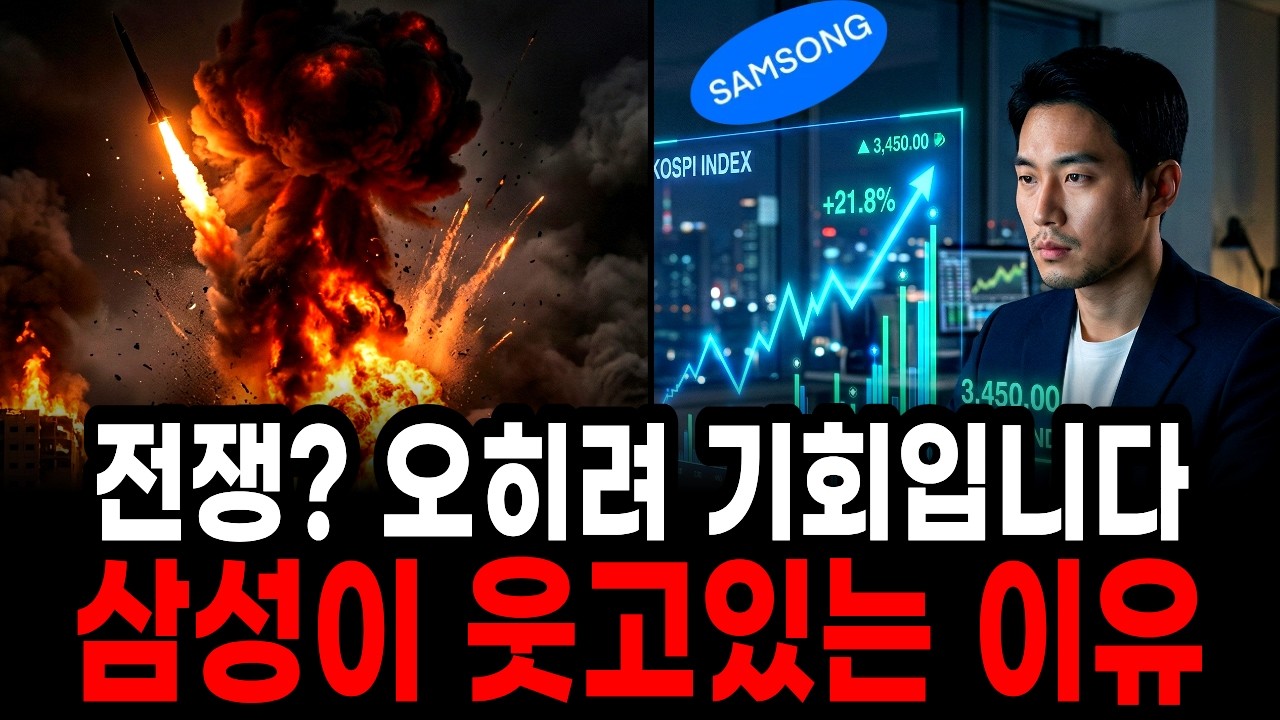 전쟁 터졌는데 삼성전자를 산다고? (진짜 이유는 따로 있습니다)