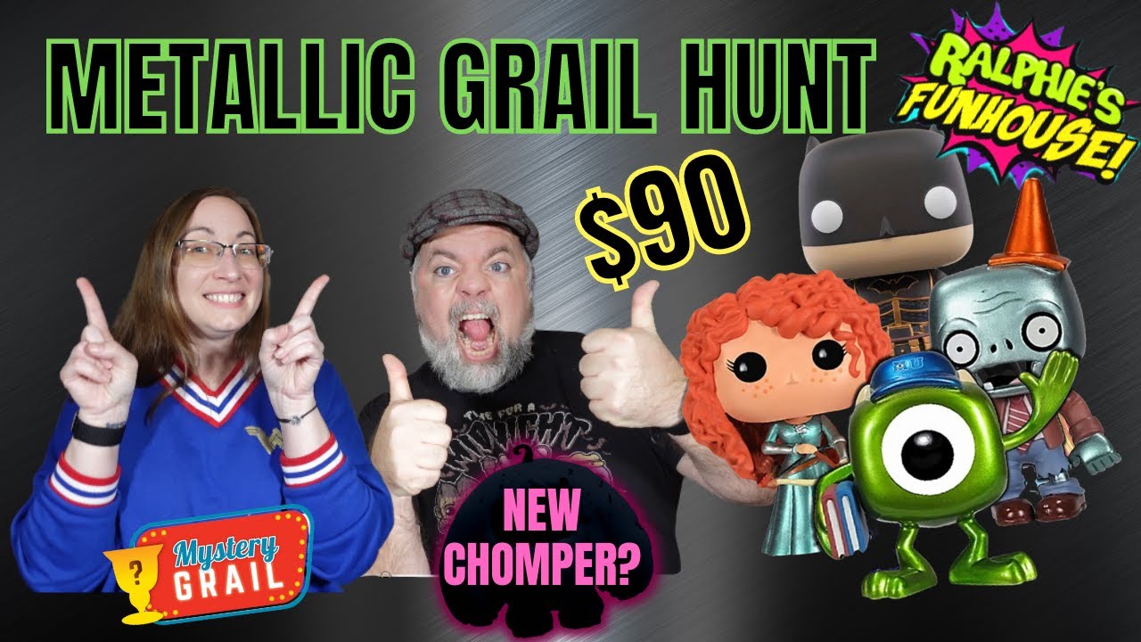 Metallic Funko Grail Hunt Mystery Box | New Glow Chomper | Super Walmart Funko Deal | Mystery Grail