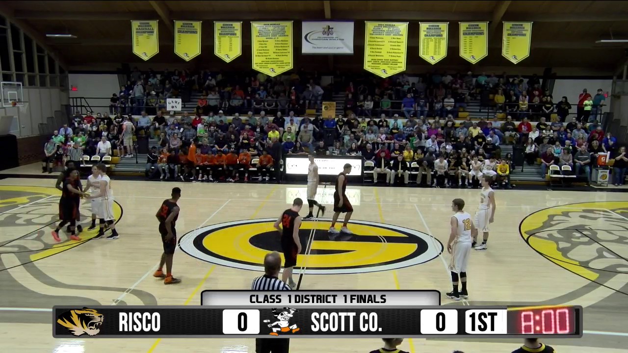 2017 Class 1 District 1 Finals - Scott Co. Central vs. Risco  2-23-17