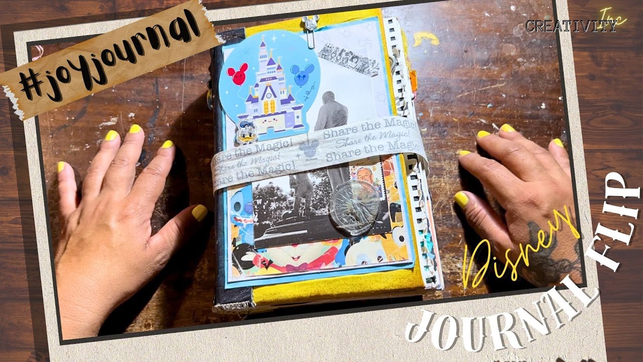 Disney Journal flip through #flipthrough  #joyjournal #junkjournal #disney