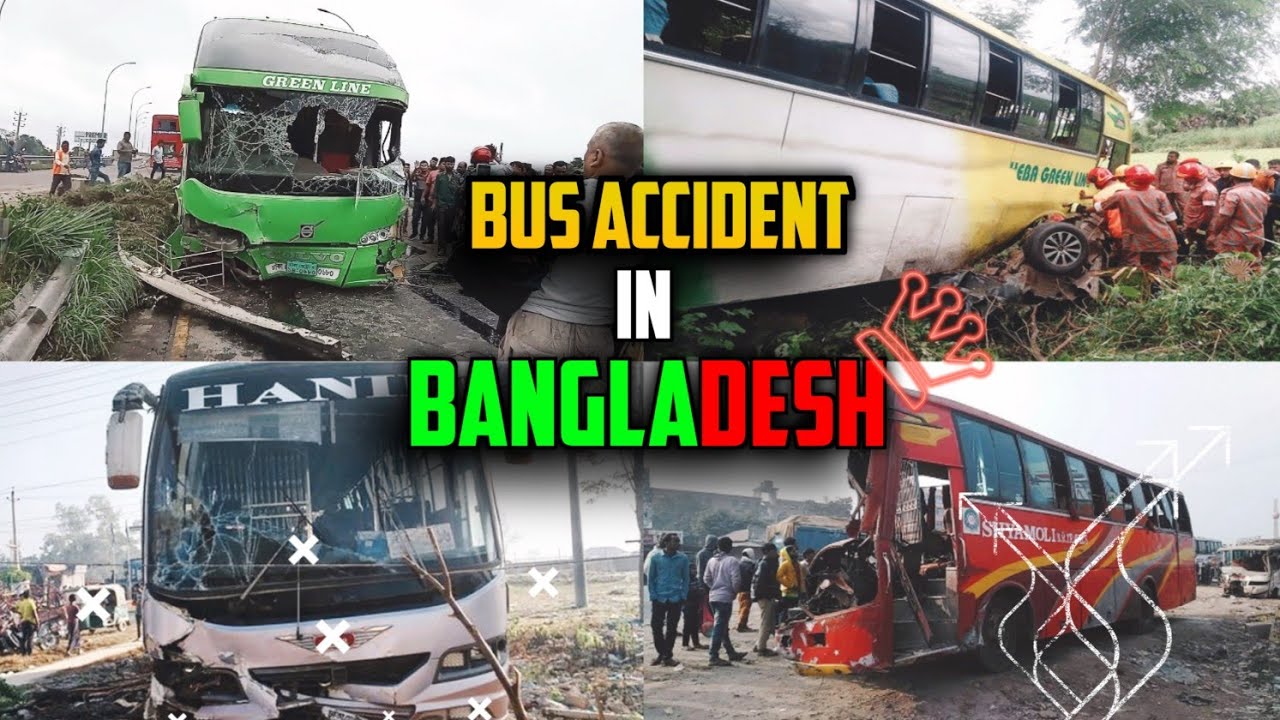 Bus accident in Bangladesh।। Shyamoli bus accident, Hanif bus accident।। Gamerz pro Bangladesh