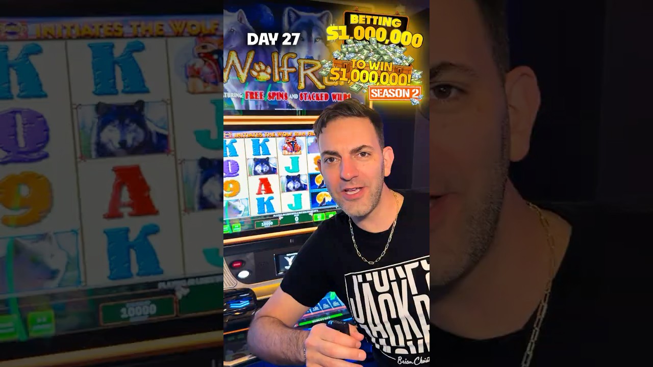 Day 27 🐺&nbsp;Finally an excuse to max bet on Wolf Run!