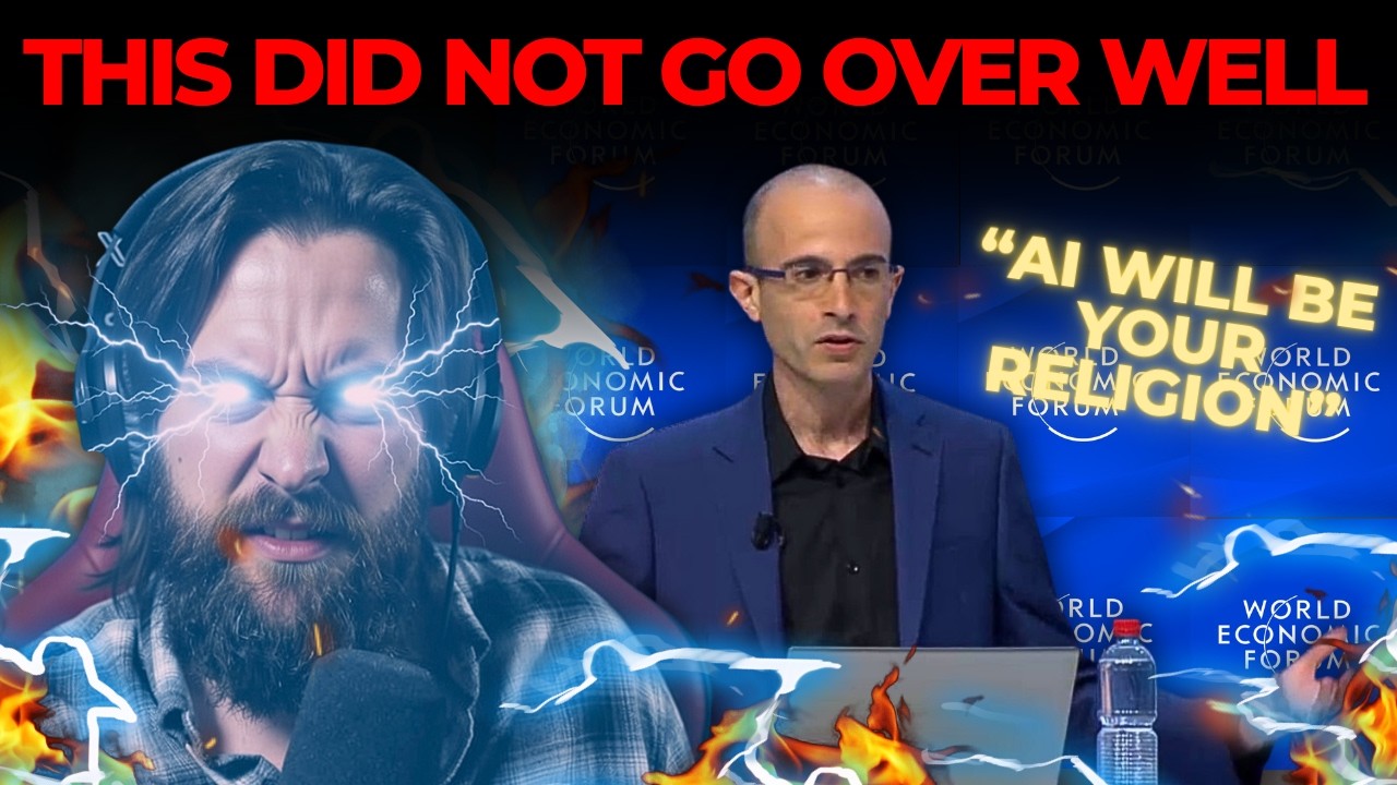 WEF Darling Yuval Noah Harrari Gives INSANE Speech on AI and Religion