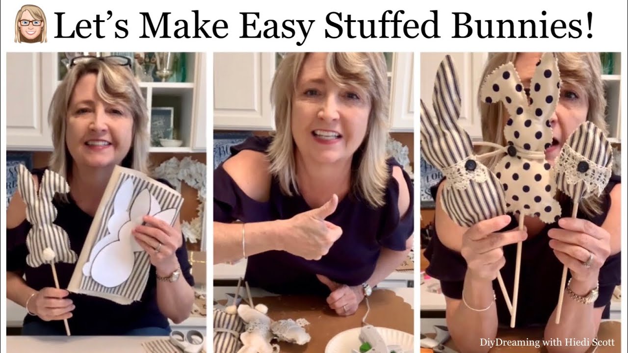 Let’s Make Easy Stuffed Bunnies!