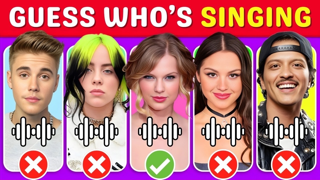 Guess Who’s Singing 🎤🎵  | Celebrity Song Voice Challenge Edition