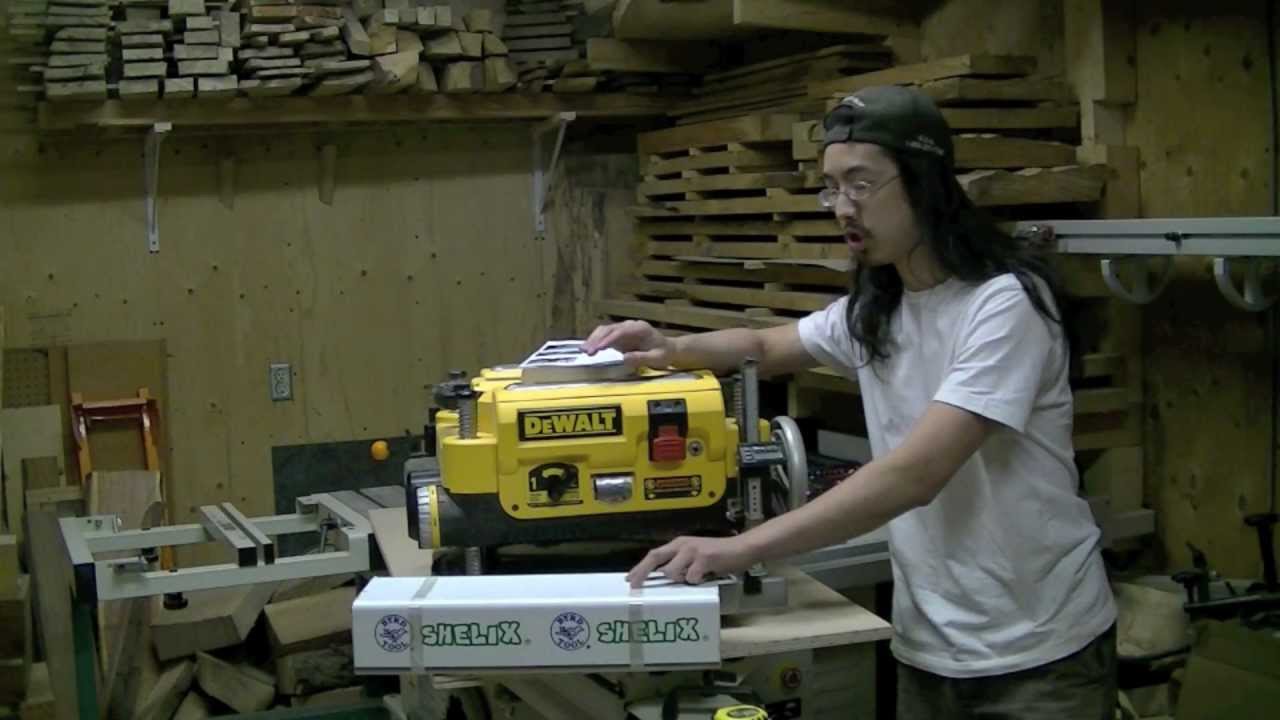 1/3 - Installing a Shelix Cutterhead in a DeWalt DW735 Thickness Planer