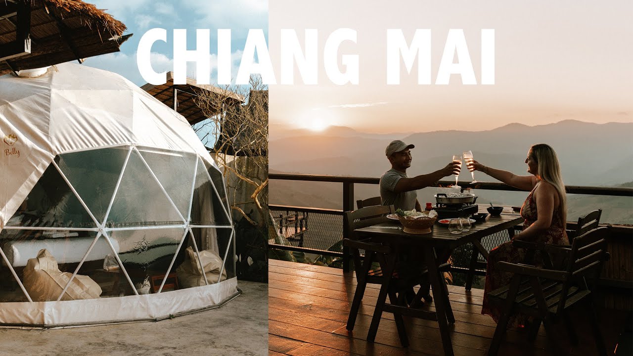Luxury glamping in Chiang Mai - CHIANG DAO, THAILAND vlog