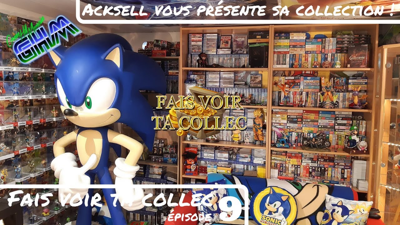 [FaisVoirTaCollec #009] Acksell pr&eacute;sente sa nouvelle Gaming Room, un peu en chantier (room tour) !