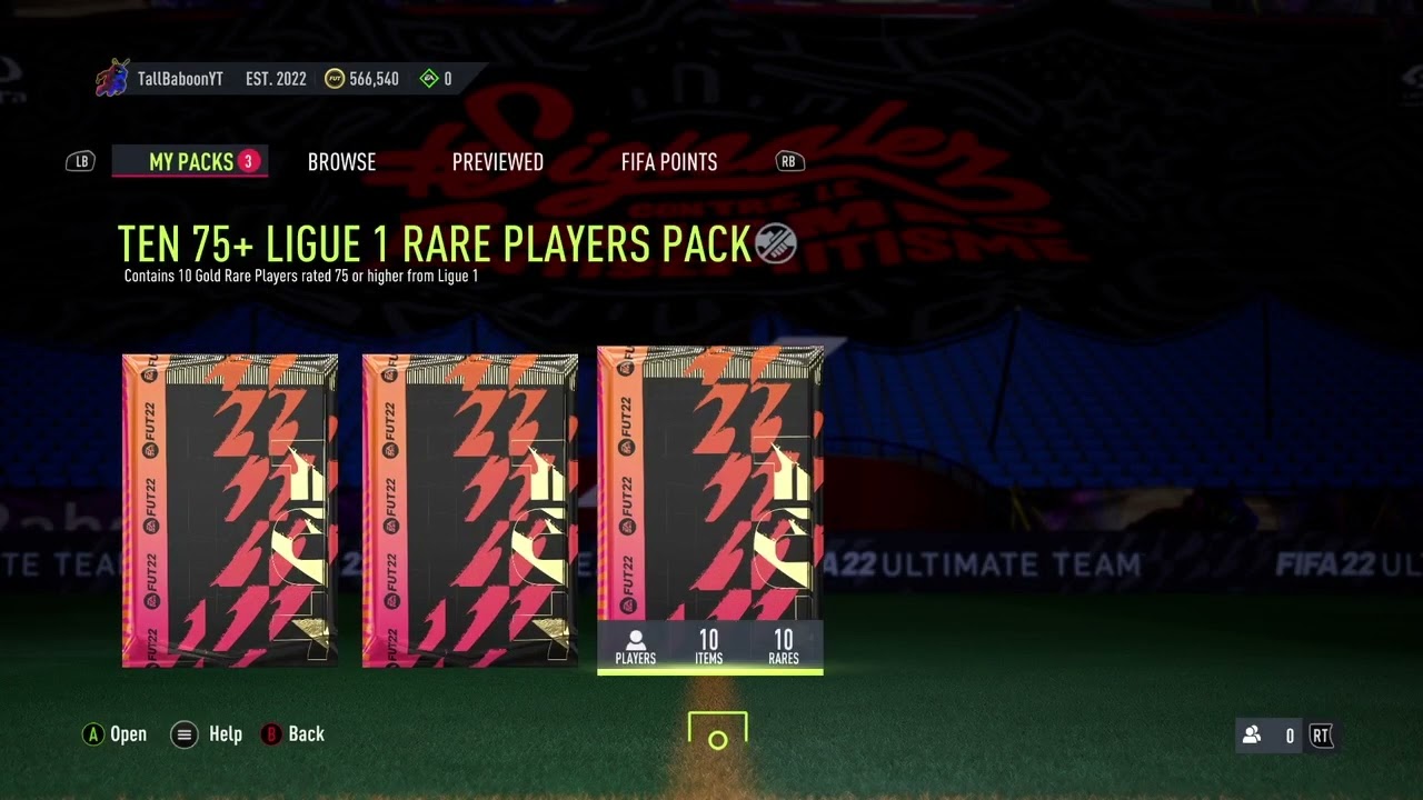 Ligue 1 75+ x10 Upgrade Pack!