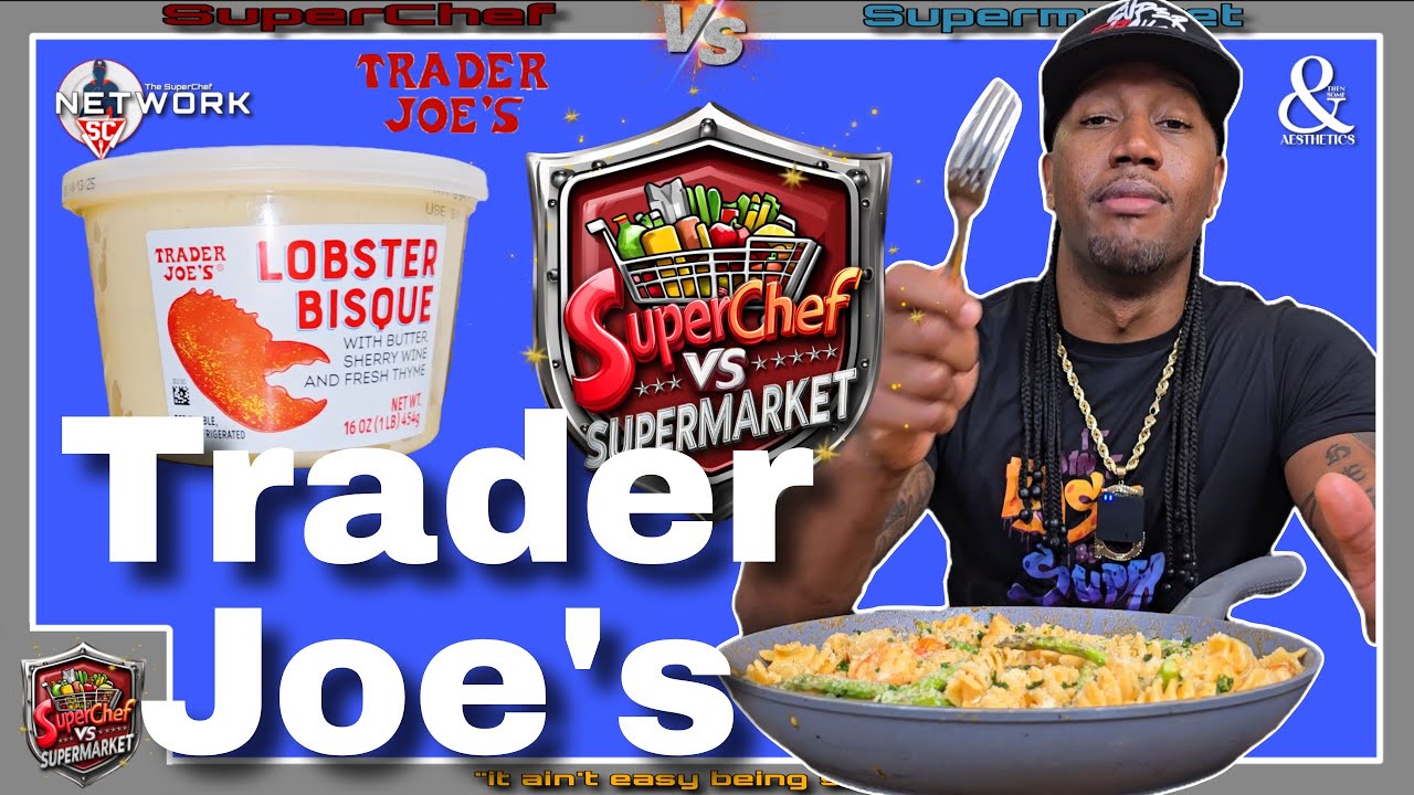 Reviewing and COOKING Lobster Bisque from Trader Joe's. See the results! SuperChef vs Supermarket 