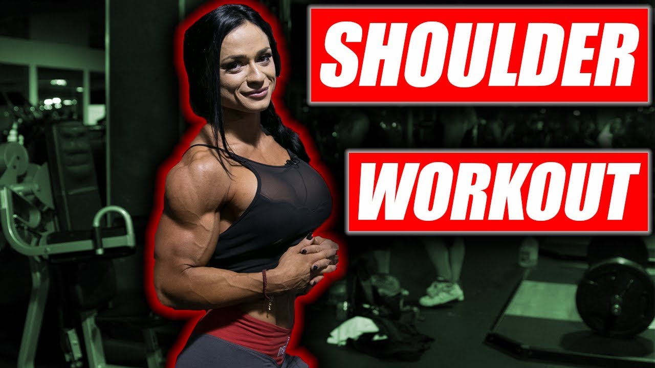 Delt Workout for huge shoulders with Ivana Ivusic Olympia weekend 2017