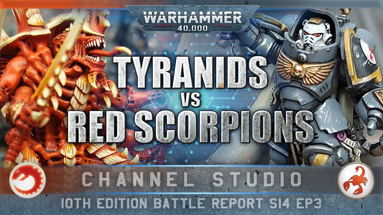 Red Scorpions Space Marines vs Tyranids Warhammer 40K Battle Report 10th Edition 2000pts