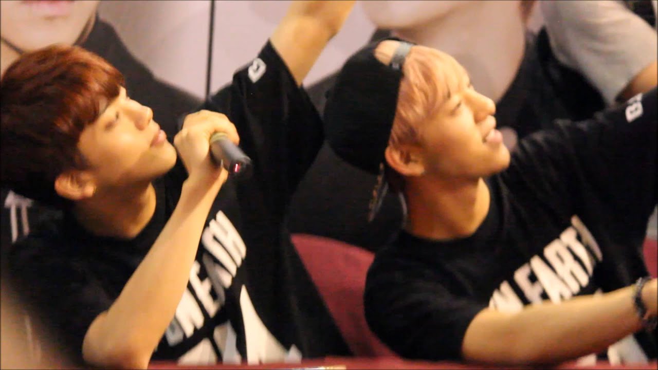[HD FANCAM] 140530 BAP LOESG Fansign (Daehyun &Youngjae 2)