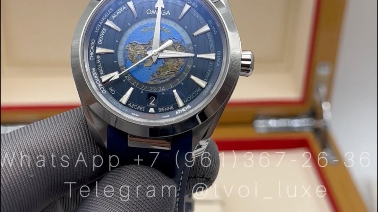 Обзор Omega SEAMASTER AQUA TERRA 150M Worldtimer 43 mm