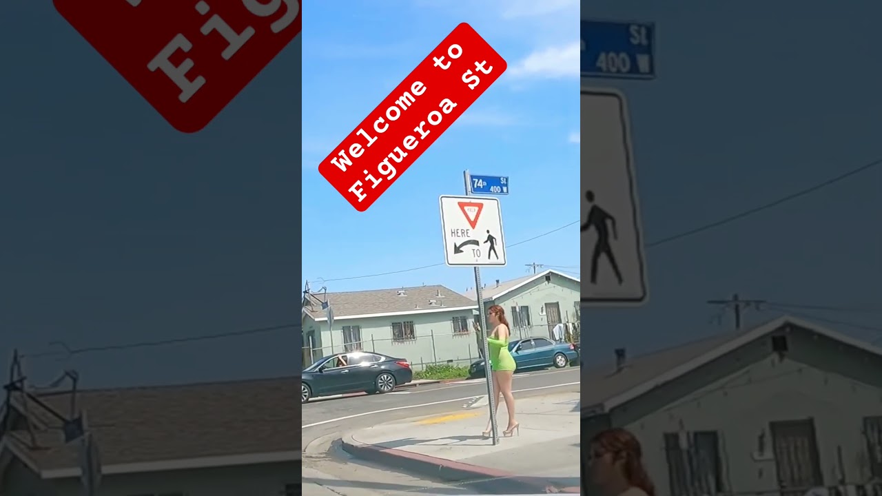 FIGUEROA STREET/Los Angeles🌴🌴😱 #losangeles #subscribe #drivingtour #southlosangeles