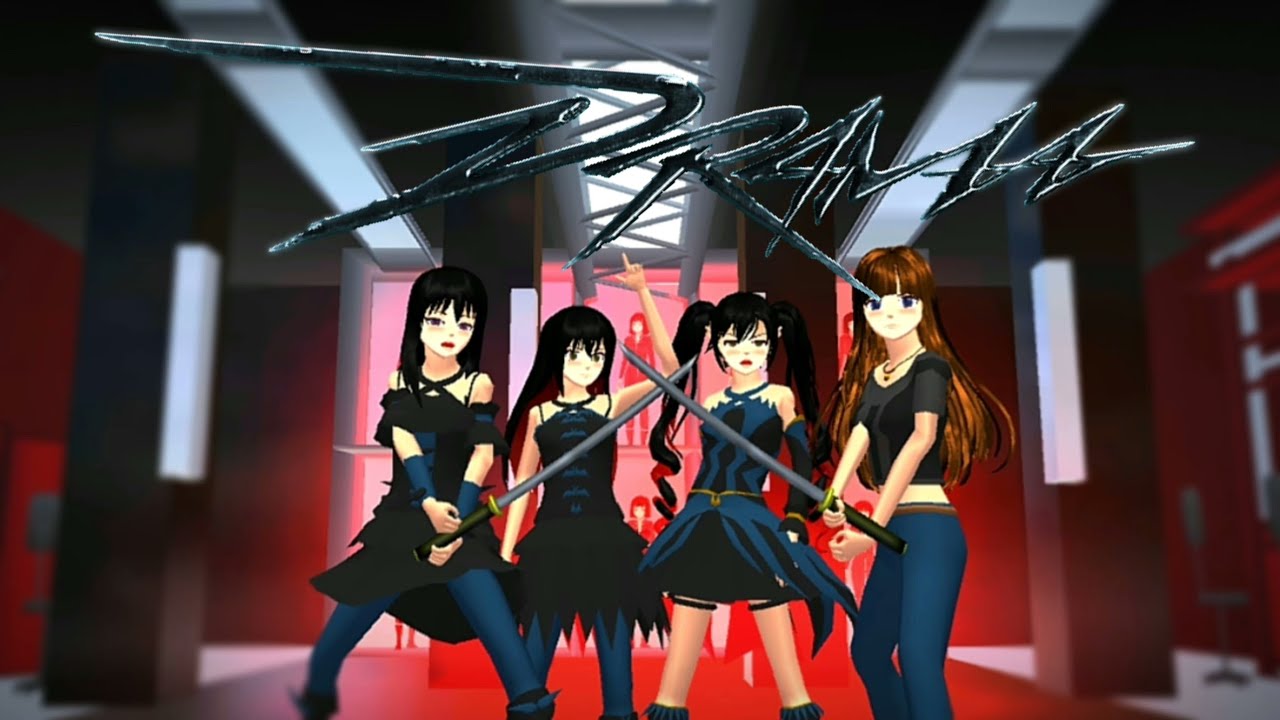 'Drama'  MV  || Cover sakura school simulator version
