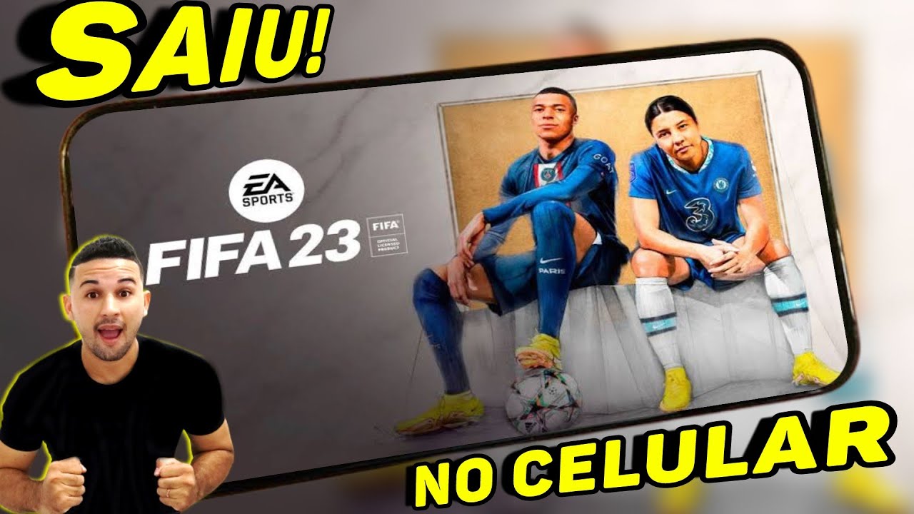 SAIU! FIFA 23 OFICIAL NO CELULAR,JOGUE AGORA!