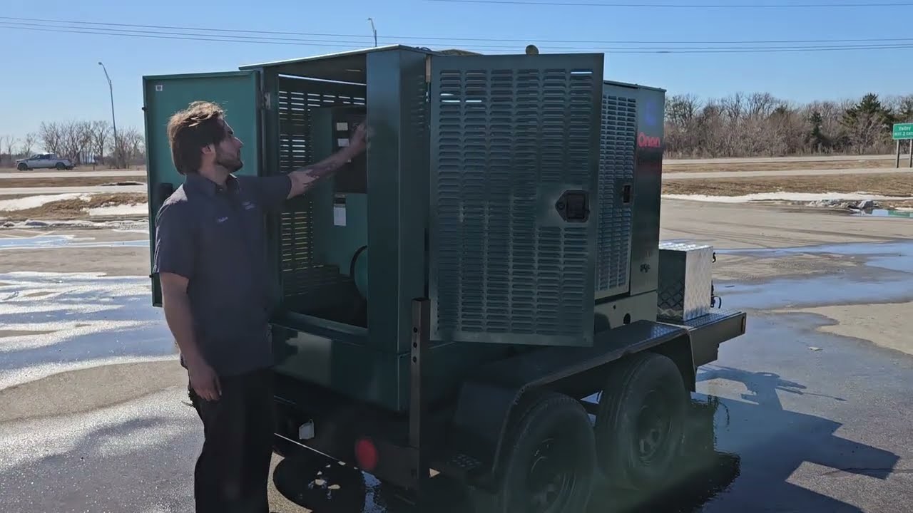 Onan 35DGBB 35 KW Portable T/A Gen Set - Selling on BigIron Auctions - April 8, 2026