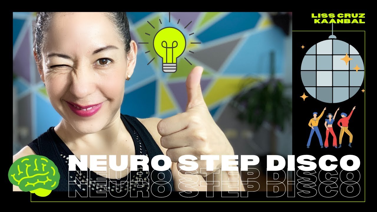CLASE DE STEP INTERMEDIO CON MUSICA DISCO Y DESAFÍOS MENTALES