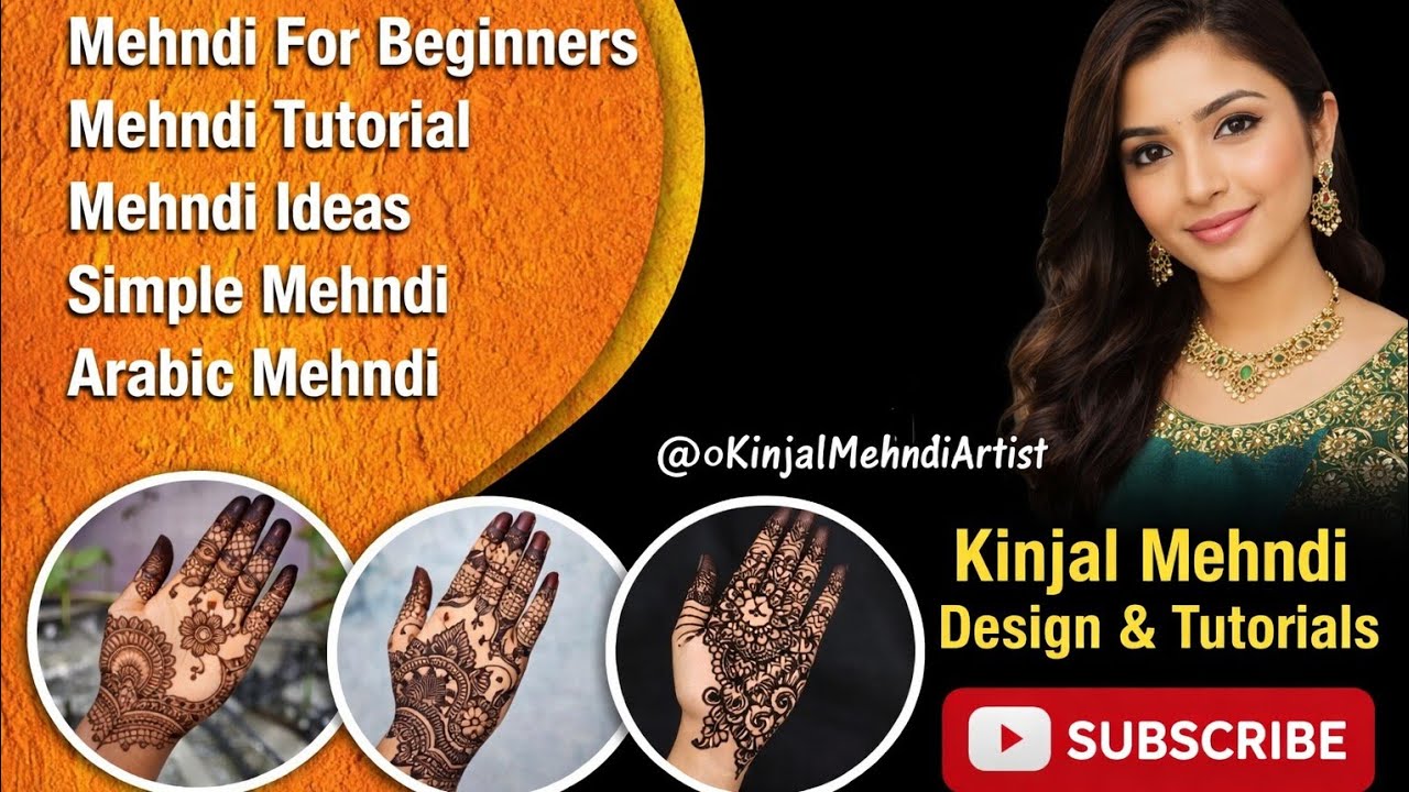 🔥 LIVE Mehndi For Beginners | Easy Mehndi Tutorial | Simple & Arabic Mehndi Designs 💖