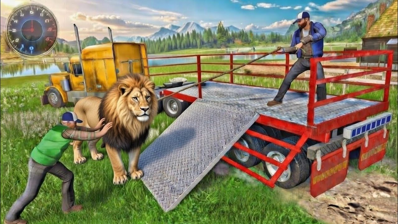 Animal Cargo Truck Driving Game 3D - Rescue elephant - Android Gameplay  #5