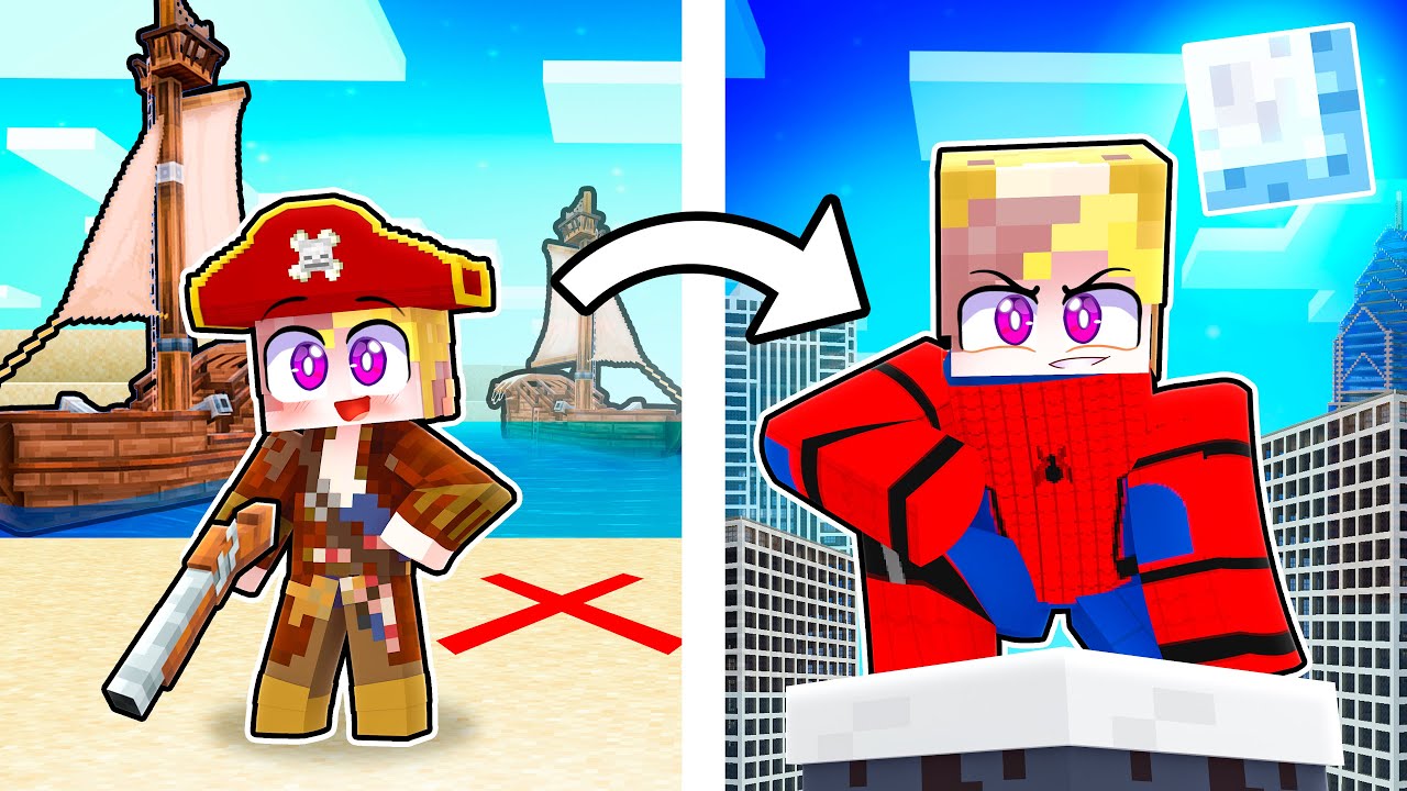 Minecraft ΑΛΛΑ ΠΡΩΤΑΓΩΝΙΣΤΩ ΣΕ ΤΑΙΝΙΕΣ!