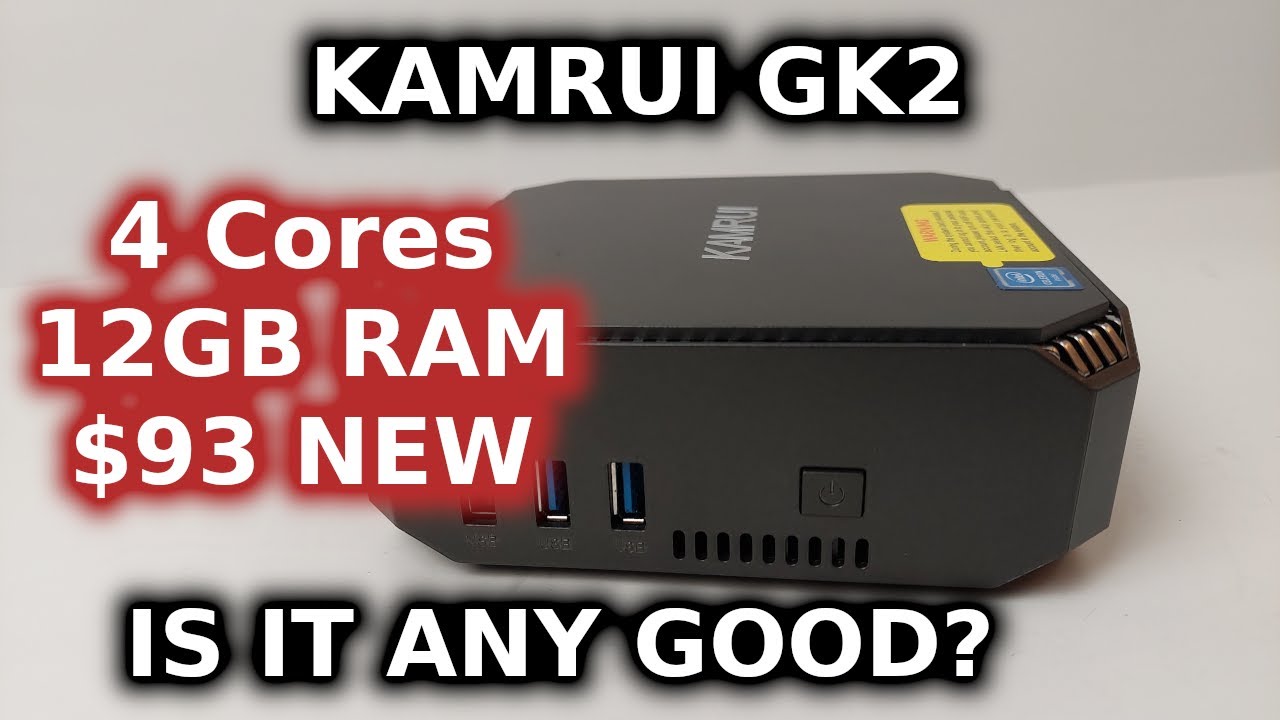 Kamrui GK2 Mini PC Review! Synthetic Benchmarks and Teardown!