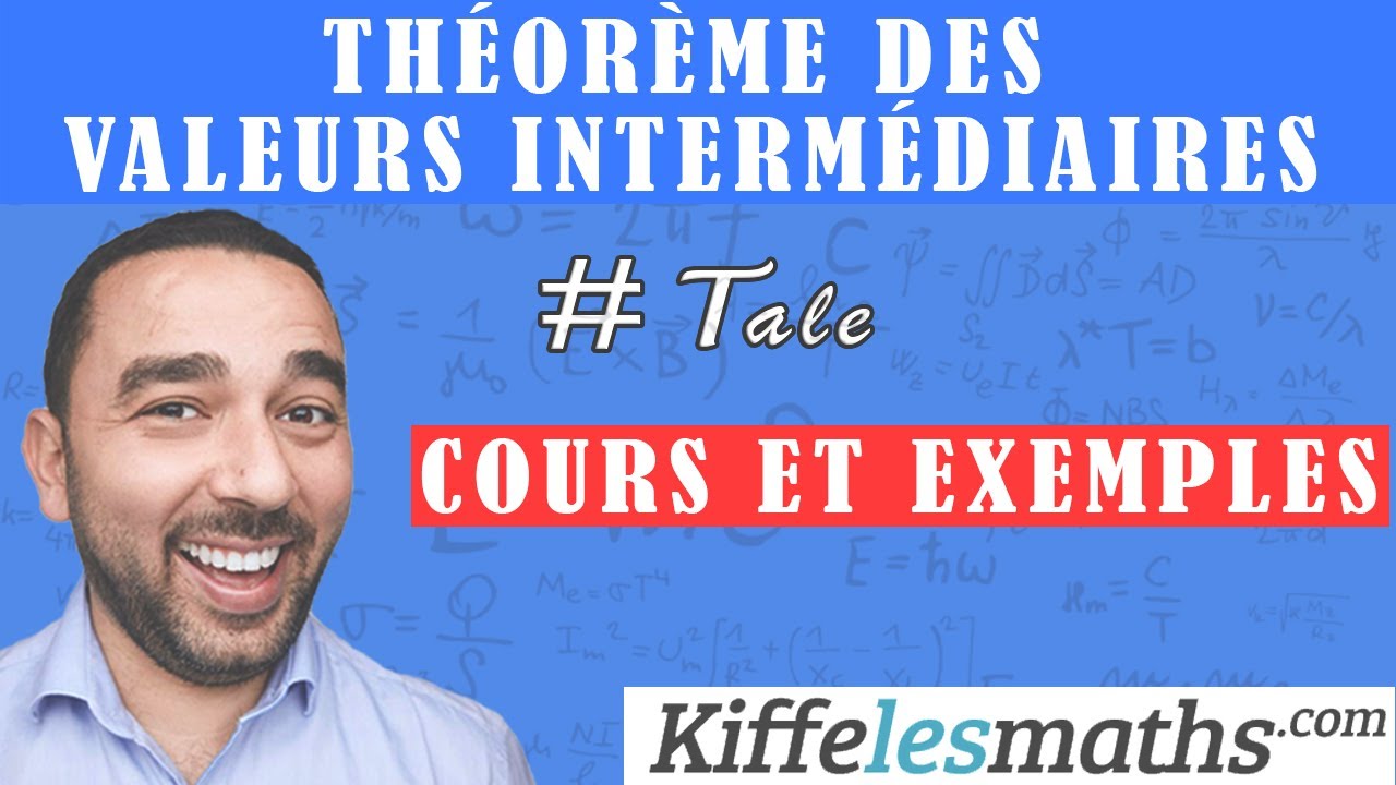 Théorème des valeurs intermédiaires. Cours et exercice.