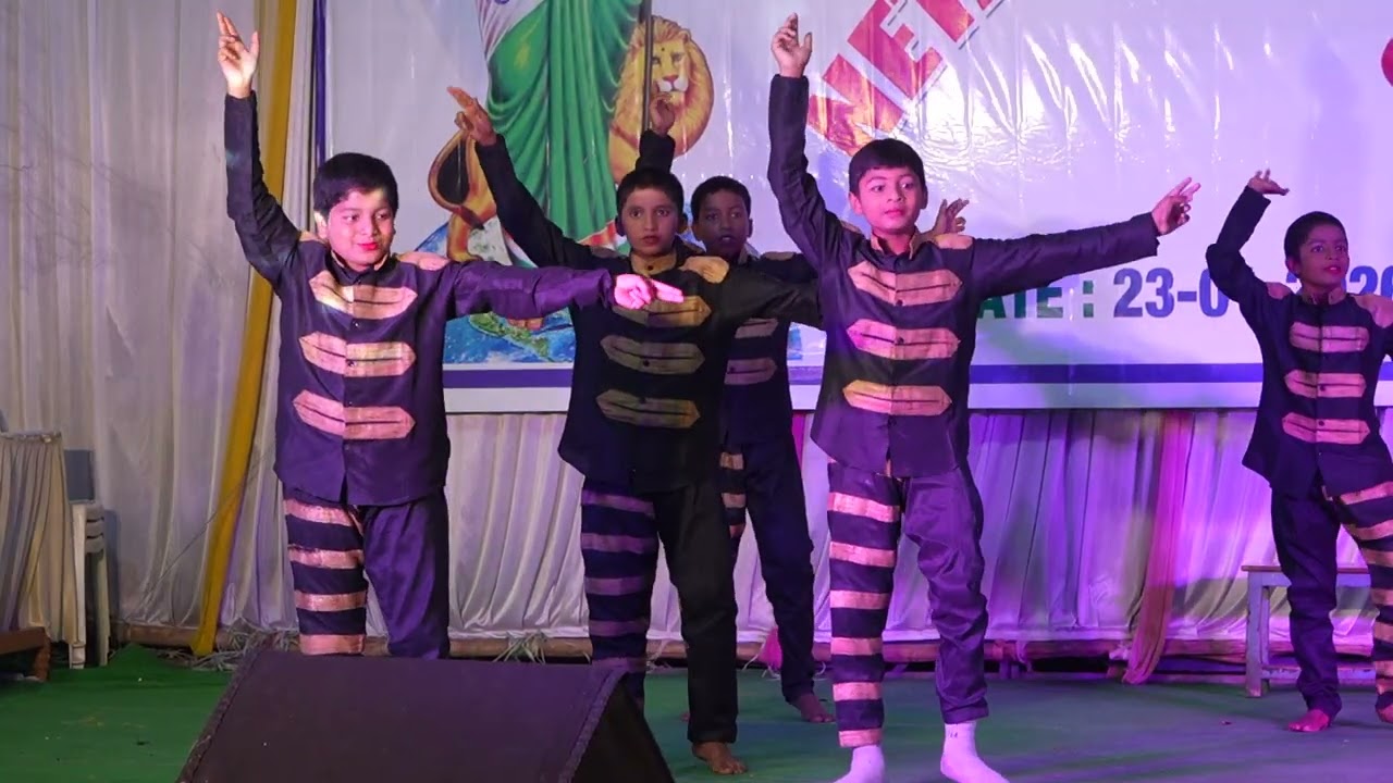 NETAJI 129th BIRTHDAY CELEBRATIONS @ SRI NETAJI MSR PILOT HIGH SCHOOL, NELLORE - GRADE 6,7&8 BOYS
