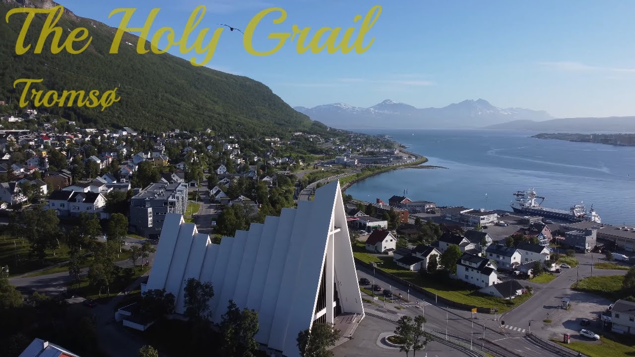Discover the holy grail in the north: The Arctic Sea Cathedral | Tromsø | Norway | 4K Drone Footage